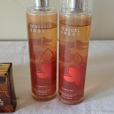 Lot 391: Bath & Body Works Sensual Amber Lotion, Body Spray and Perfume 