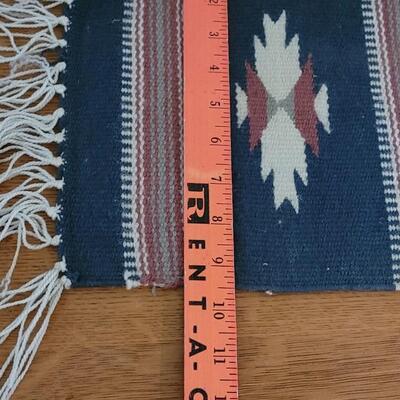 Lot 397: Small Chimayo Style Tabletop Weaving 