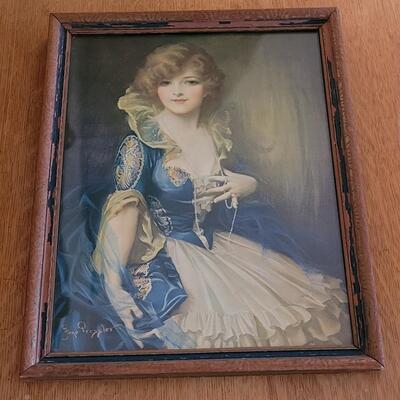 Lot 398: Antique Print "A Modern Princess"