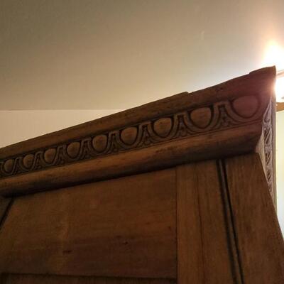 Lot 407: Antique Cabinet - Armoire 
