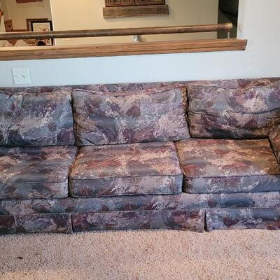 Lot 408: Long Couch 