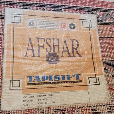 Lot 416: Afshar Tapisift French Woven Rug