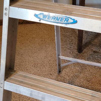 Lot 424: Werner Aluminum Ladder