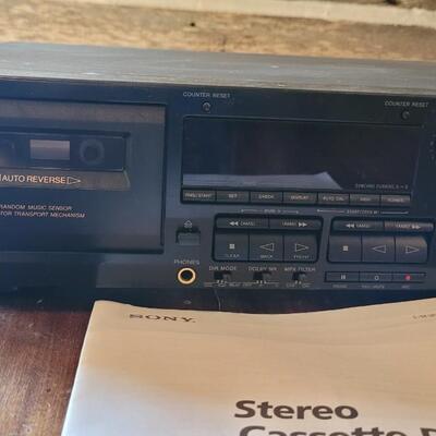 Lot 433: Sony Cassette Deck