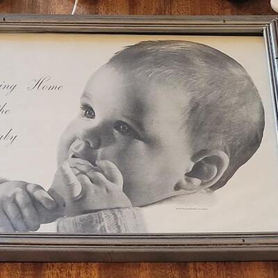Lot 440: Vintage Baby Print & Shoes