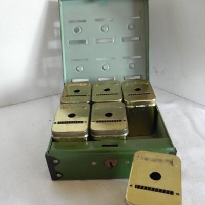 LOT 177  VINTAGE MAILBOX & DEPOSIT BOX  BANKS