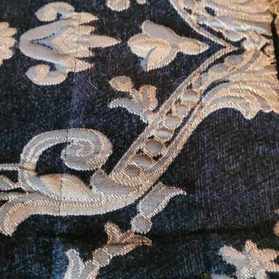 Lot 441:  Black & Gold Draperies 