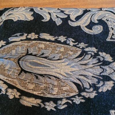 Lot 441:  Black & Gold Draperies 