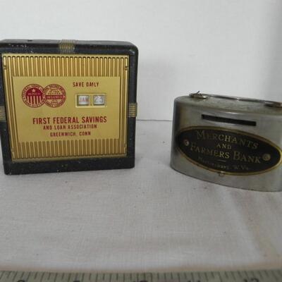 LOT 181 VINTAGE BANKS