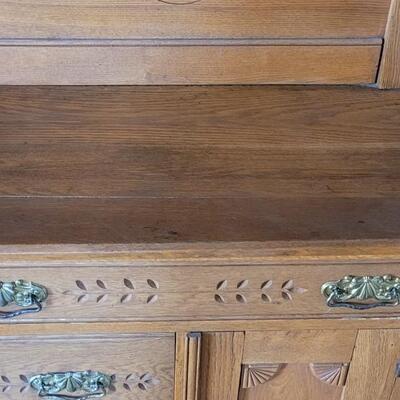 Lot 445:  Antique Wash Stand Cabinet