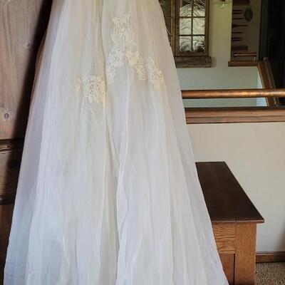 Lot 449: Vintage Wedding Dress with Box