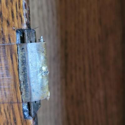 Lot 451: Vintage Tiger Oak Small Writing Desk