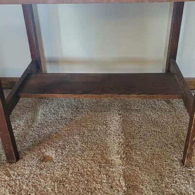 Lot 451: Vintage Tiger Oak Small Writing Desk