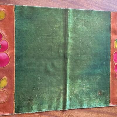 Lot 454: Antique Victorian Velvet Table Runners (2)