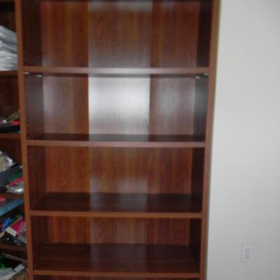 LOT 186 BOOK SHELVING  (3 OF 3)