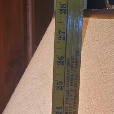 Lot 456: Brass Swing Arm Table Lamp