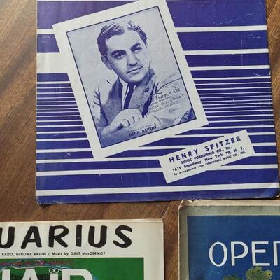 Lot 457: Antique & Vintage Sheet Music 