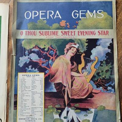 Lot 457: Antique & Vintage Sheet Music 