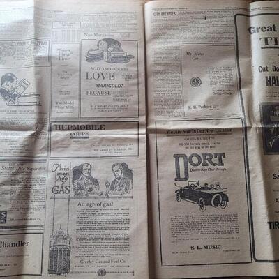 Lot 458: 1920 Greeley Daily and Greeley Republican Newspaper (this one paper)