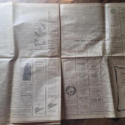 Lot 458: 1920 Greeley Daily and Greeley Republican Newspaper (this one paper)