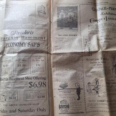 Lot 458: 1920 Greeley Daily and Greeley Republican Newspaper (this one paper)