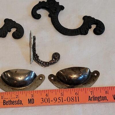 Lot 469: Antique Hooks & Handles