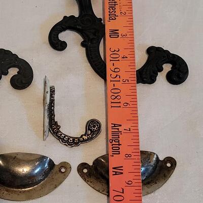 Lot 469: Antique Hooks & Handles