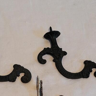 Lot 469: Antique Hooks & Handles