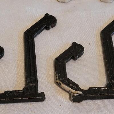 Lot 470: Antique Art Deco Hooks