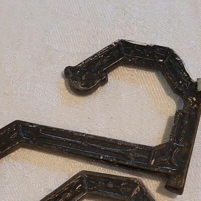 Lot 470: Antique Art Deco Hooks