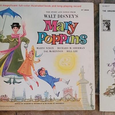 Lot 473: Vintage Mary Poppins & Wizard of Oz Records