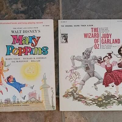 Lot 473: Vintage Mary Poppins & Wizard of Oz Records