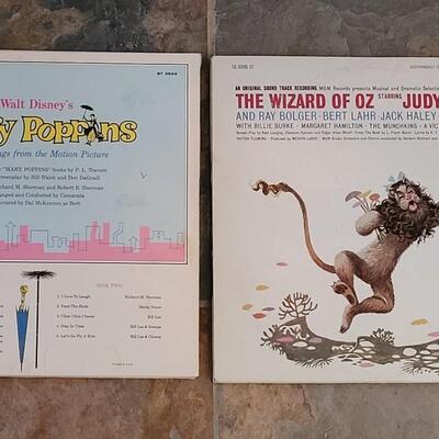 Lot 473: Vintage Mary Poppins & Wizard of Oz Records