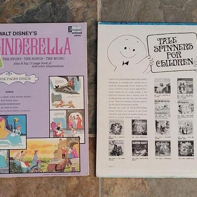 Lot 474: Vintage Cinderella & The Snow Queen Records 
