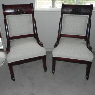LOT 199 TWO  ROLLING CHAIRS