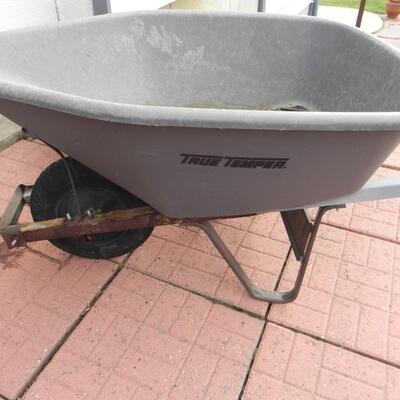 LOT 205  WHEELBARROW & PLANT CAGES