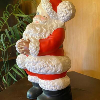 Vintage Santa Claus St. Nick Statuette Figurine Atlantic Mold