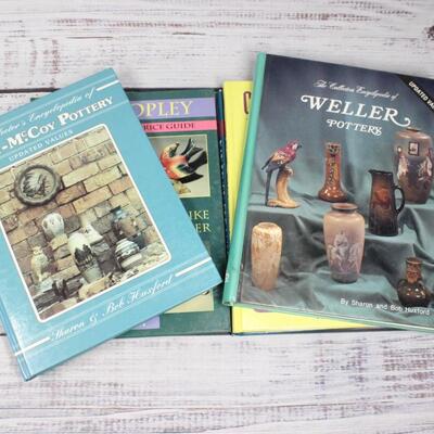Set of 5 Pottery Collector Reference Guide Books