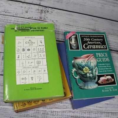 Set of 4 Pottery Collector Books Reference Guides