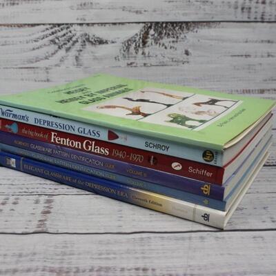 6 Collectible Glass Reference Guide Books