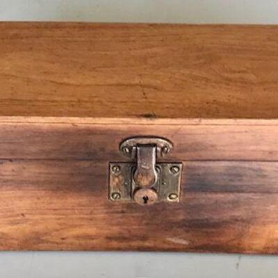 Vintage Mahogany Tool Box