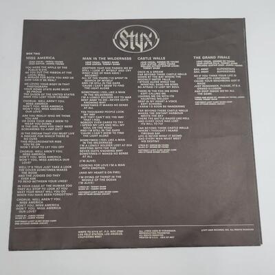 STYX - THE GRAND ILLUSION LP w/ POSTER 