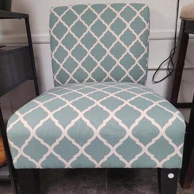 Green and White Chair