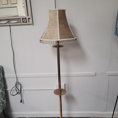 Brown, white and Gold  Lamp
