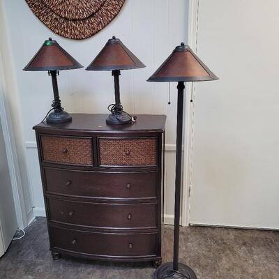 3 Triangle Lamps