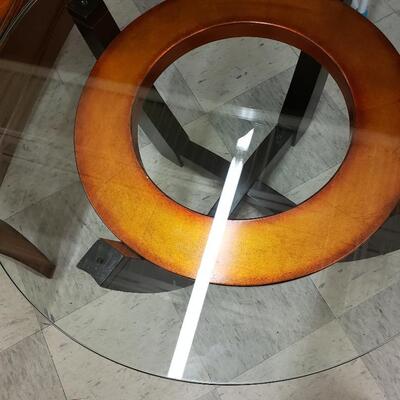 Round Glass Table