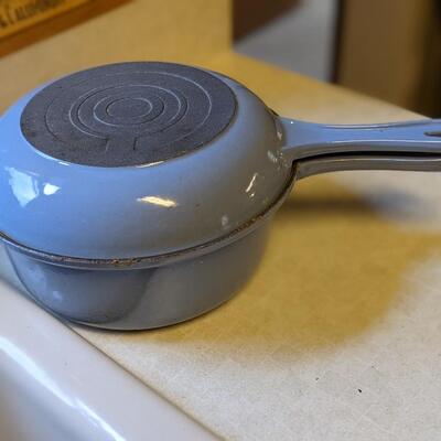 You can't beat a Le Creuset Sauce & Skillet/Cover 22