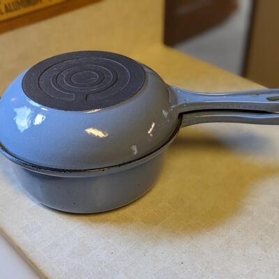 You can't beat a Le Creuset Sauce & Skillet/Cover 18