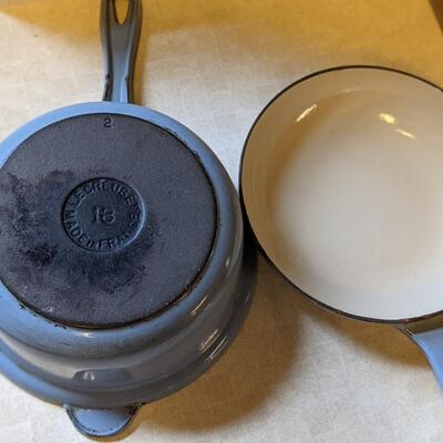 You can't beat a Le Creuset Sauce & Skillet/Cover 18