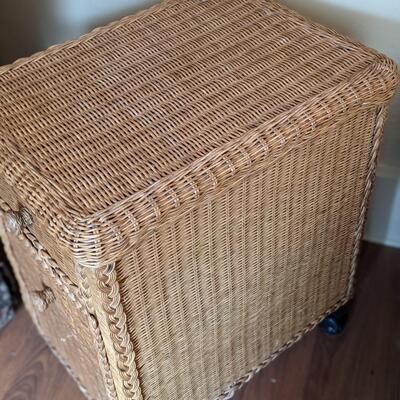 Well made Wicker Night Stand